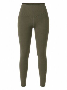 💖 2/40 OFFLINE By Aerie Real Me Olive Green High Waisted Leggings Size S